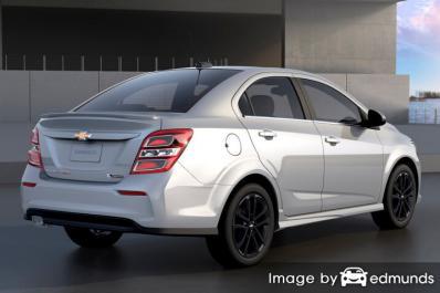 Insurance quote for Chevy Sonic in Houston