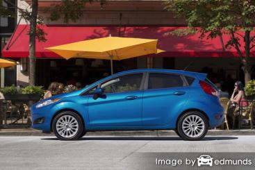 Insurance rates Ford Fiesta in Houston