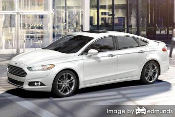 Insurance rates Ford Fusion in Houston