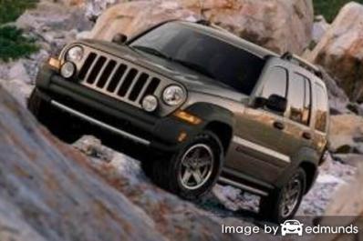 Insurance rates Jeep Liberty in Houston