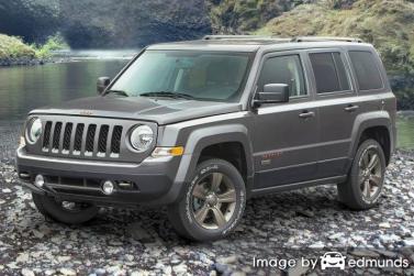 Insurance rates Jeep Patriot in Houston