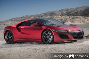 Insurance quote for Acura NSX in Houston