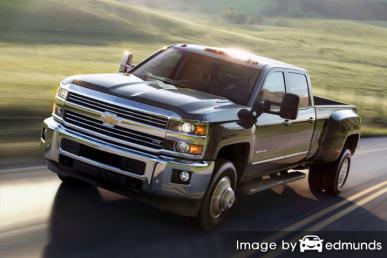 Insurance rates Chevy Silverado 3500HD in Houston