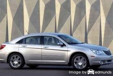 Insurance rates Chrysler Sebring in Houston