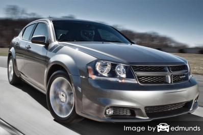 Insurance rates Dodge Avenger in Houston