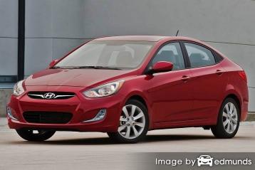 Insurance rates Hyundai Accent in Houston