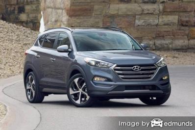 Insurance rates Hyundai Tucson in Houston