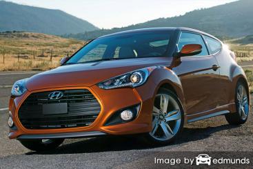 Insurance rates Hyundai Veloster in Houston