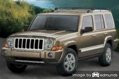 Insurance rates Jeep Commander in Houston