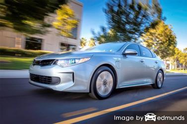 Insurance rates Kia Optima Plug-In Hybrid in Houston