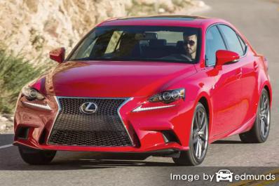 Insurance rates Lexus IS 200t in Houston