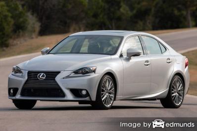 Insurance rates Lexus IS 250 in Houston