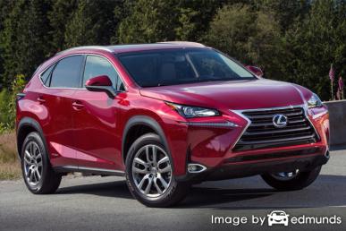 Insurance rates Lexus NX 300h in Houston