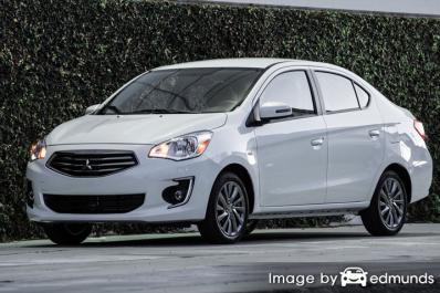 Insurance rates Mitsubishi Mirage G4 in Houston