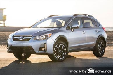 Insurance rates Subaru Crosstrek in Houston